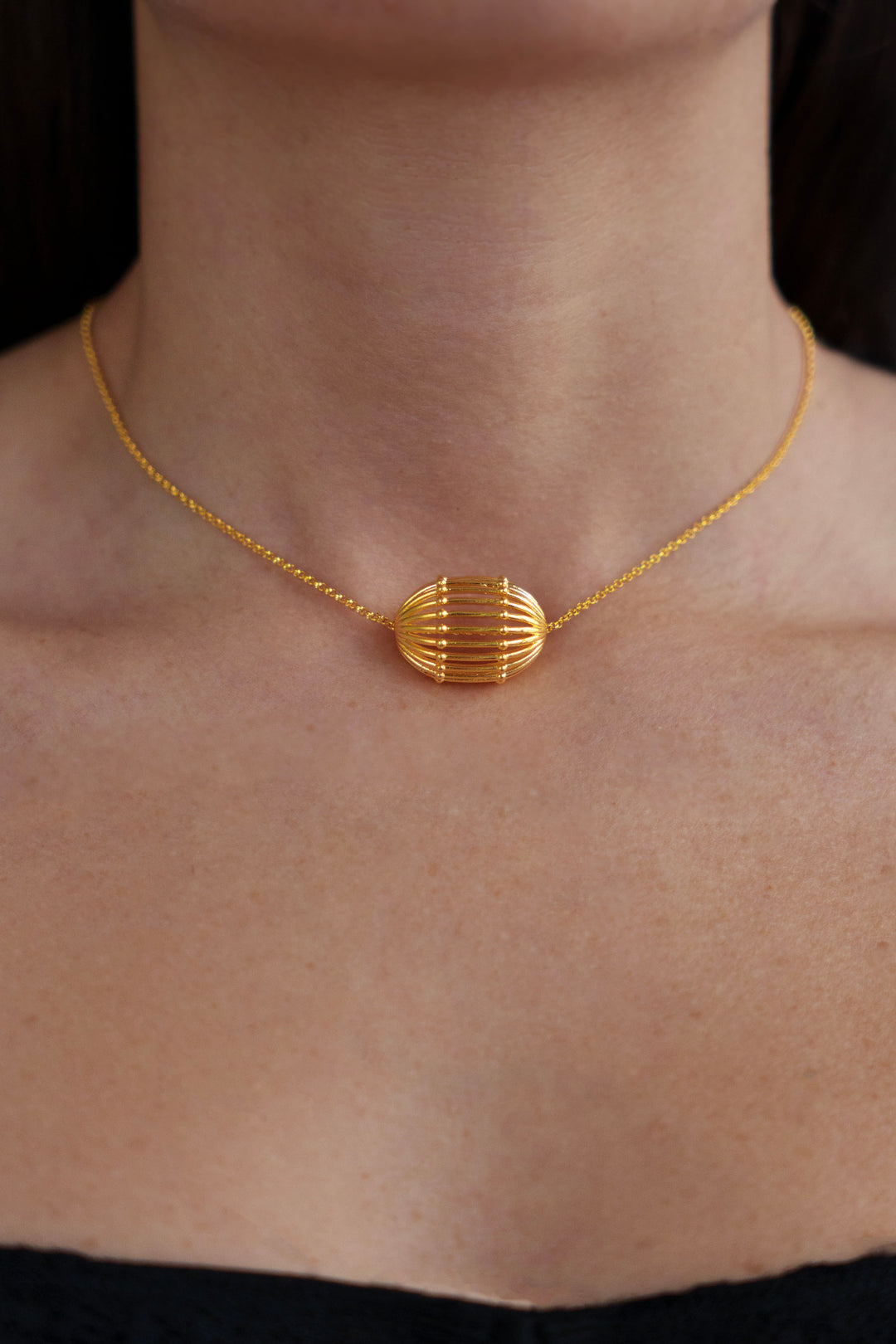 CAGE SINGLE NECKLACE