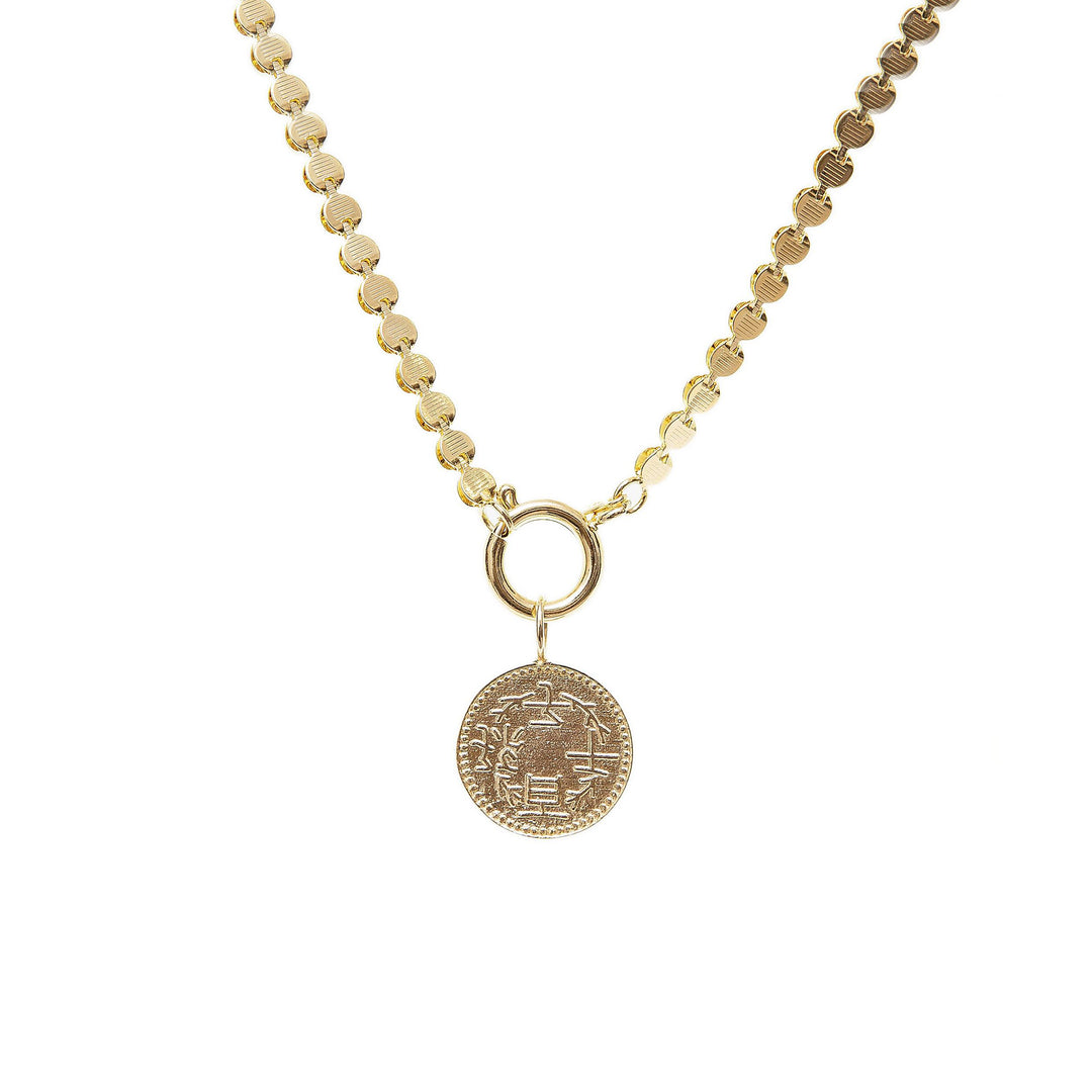 ASIAN COIN HERZ NECKLACE